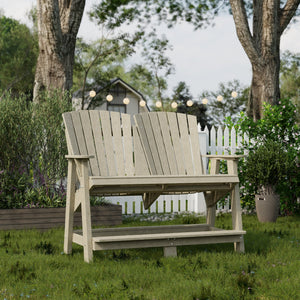 Heritage Double High Adirondack Garden Bench