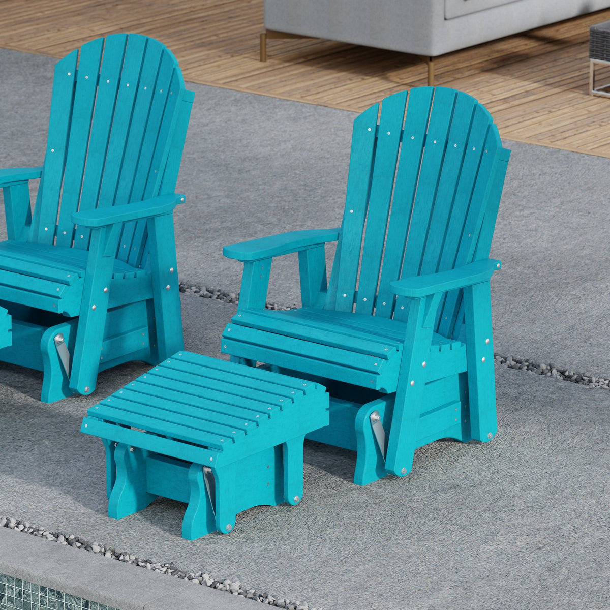 Heritage Gliding Footrest Foot Stool