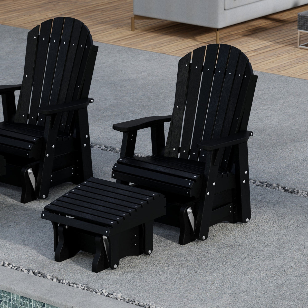 Heritage Gliding Footrest Foot Stool