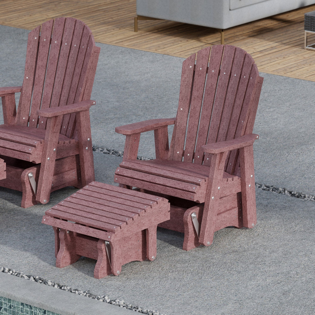 Heritage Gliding Footrest Foot Stool