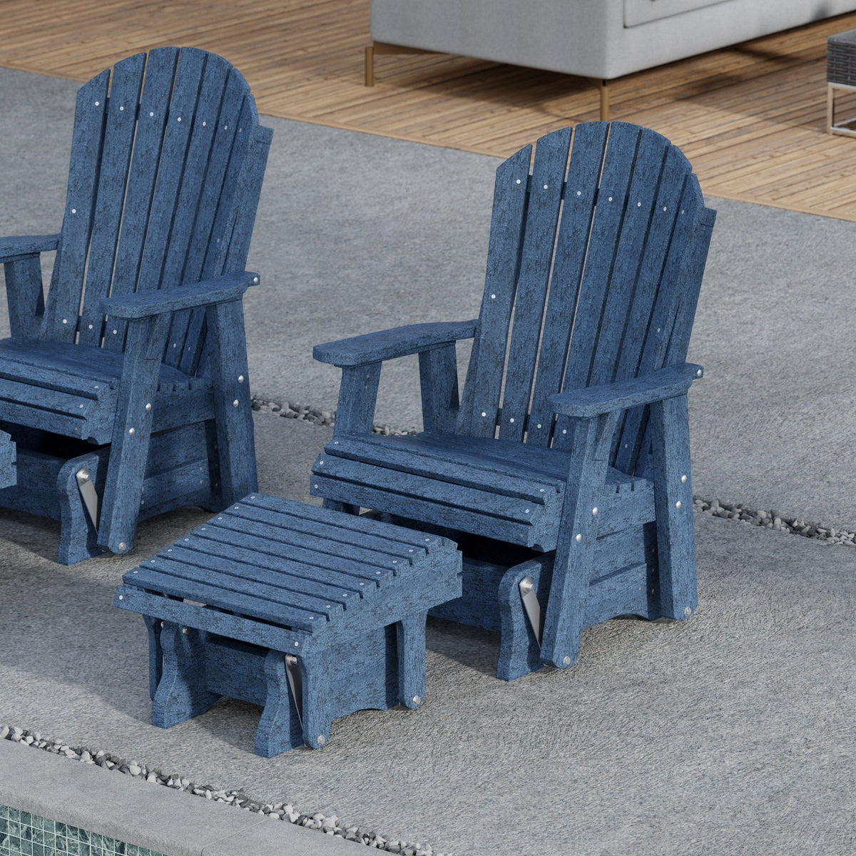 Heritage Gliding Footrest Foot Stool