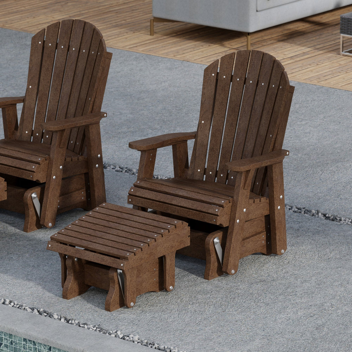 Heritage Gliding Footrest Foot Stool