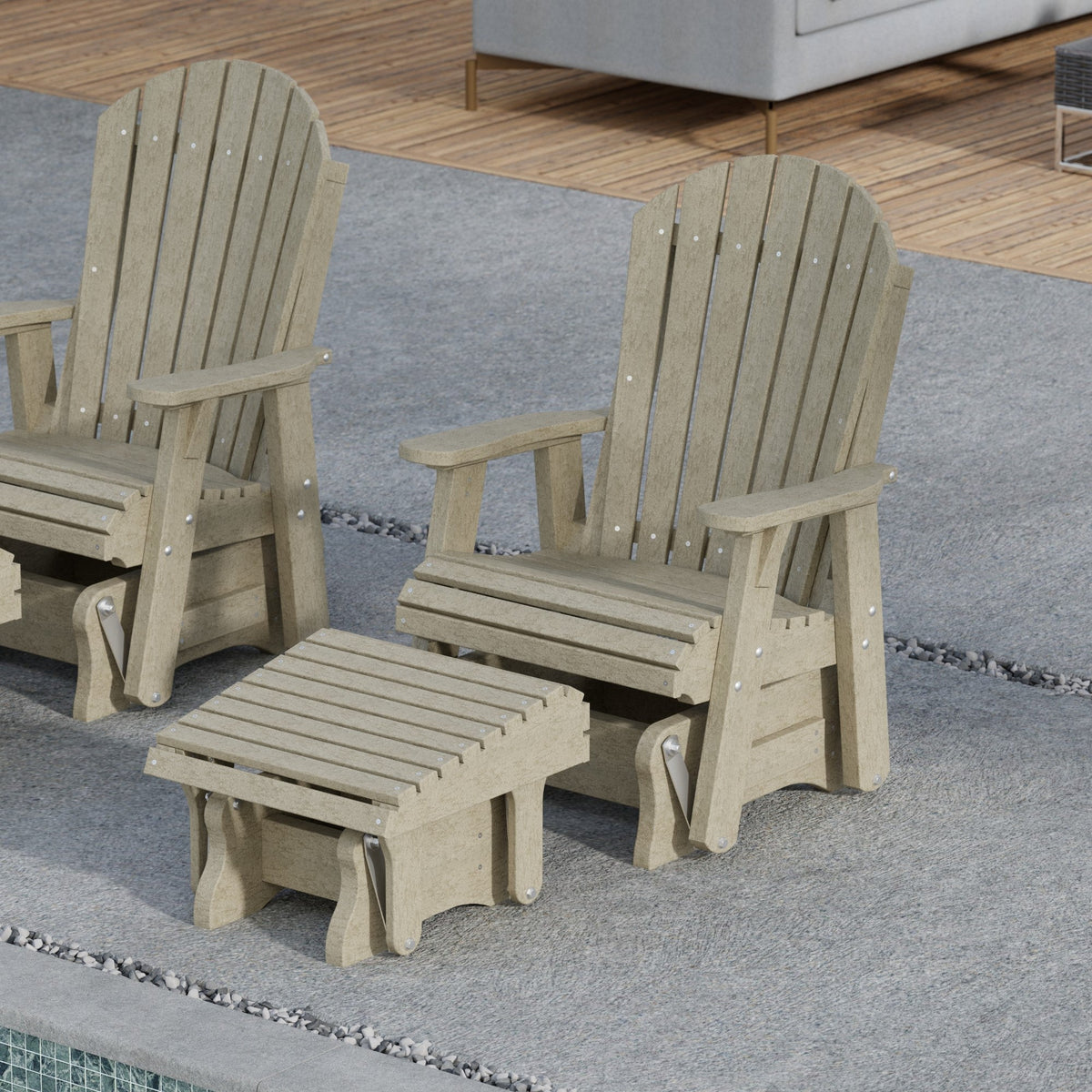 Heritage Gliding Footrest Foot Stool