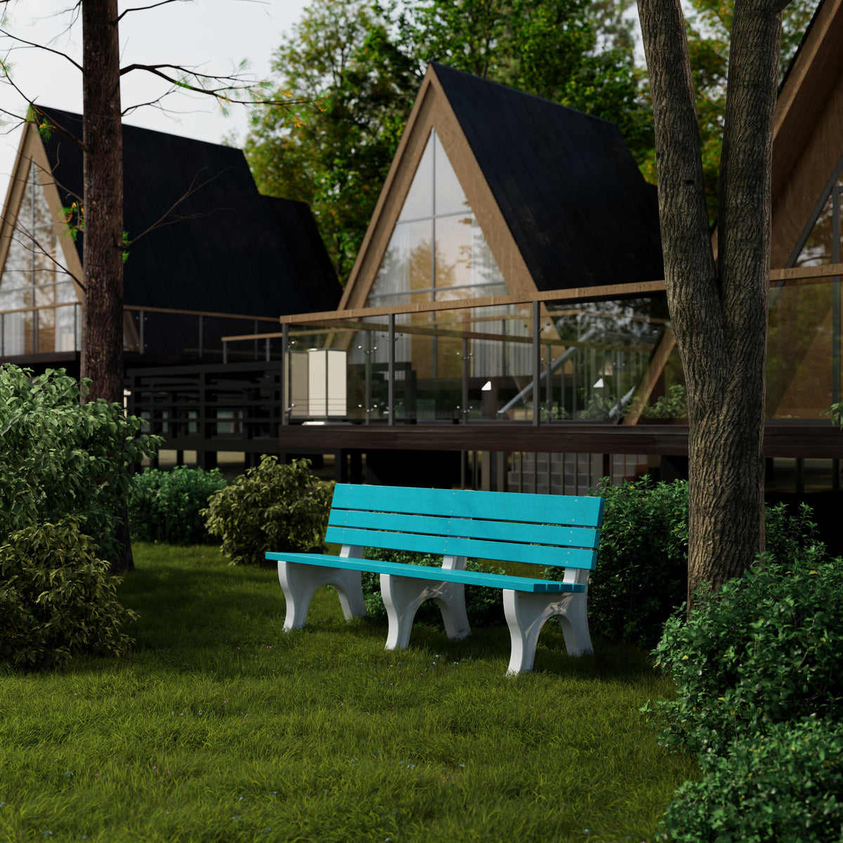 Heritage Park Benches, 4' and 6' Garden Bench