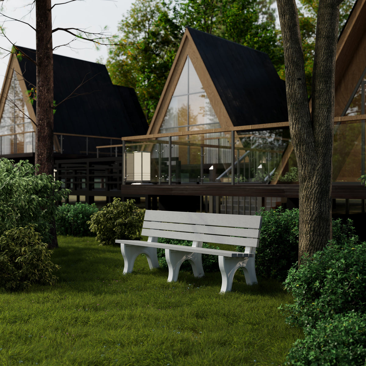 Heritage Park Benches, 4' and 6' Garden Bench