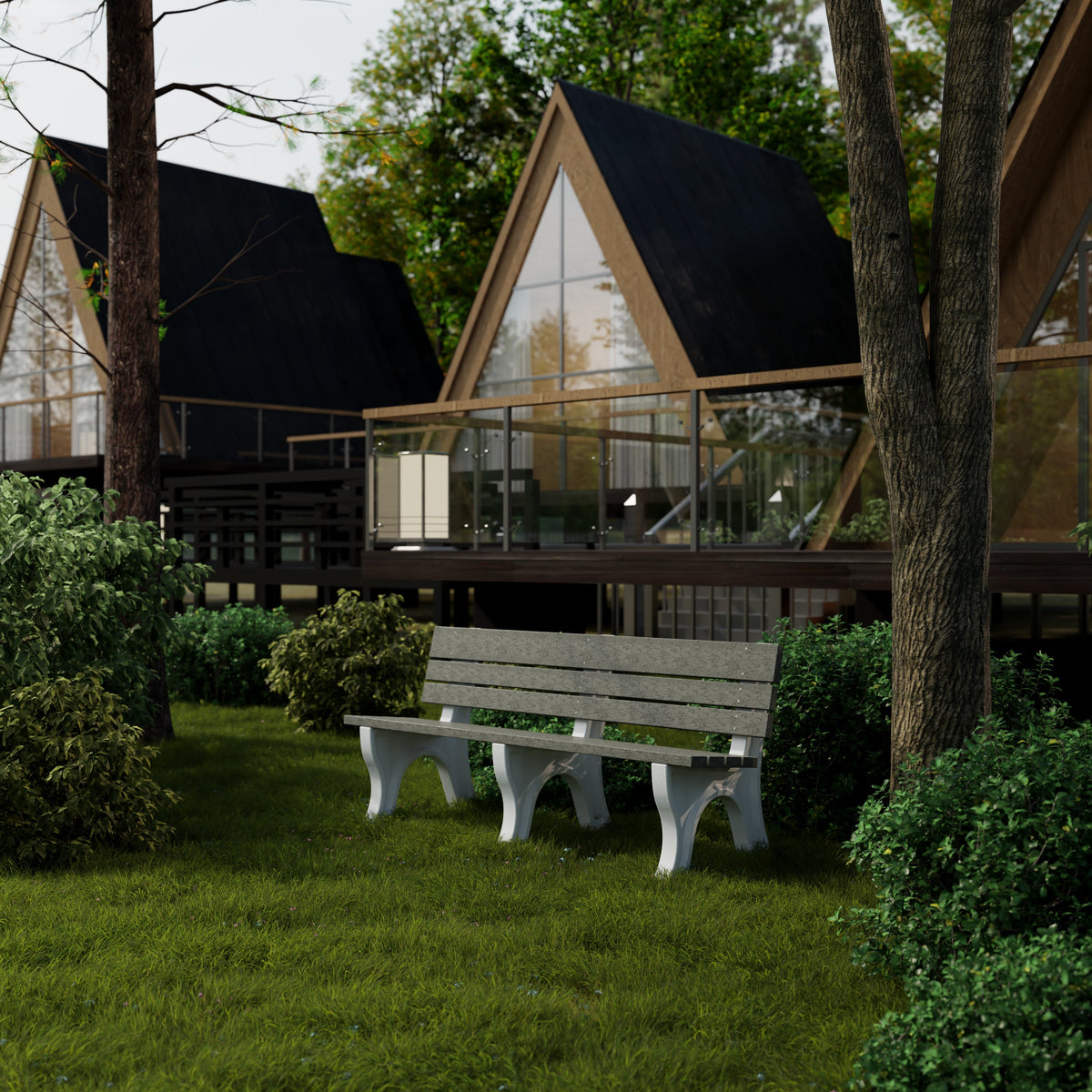 Heritage Park Benches, 4' and 6' Garden Bench