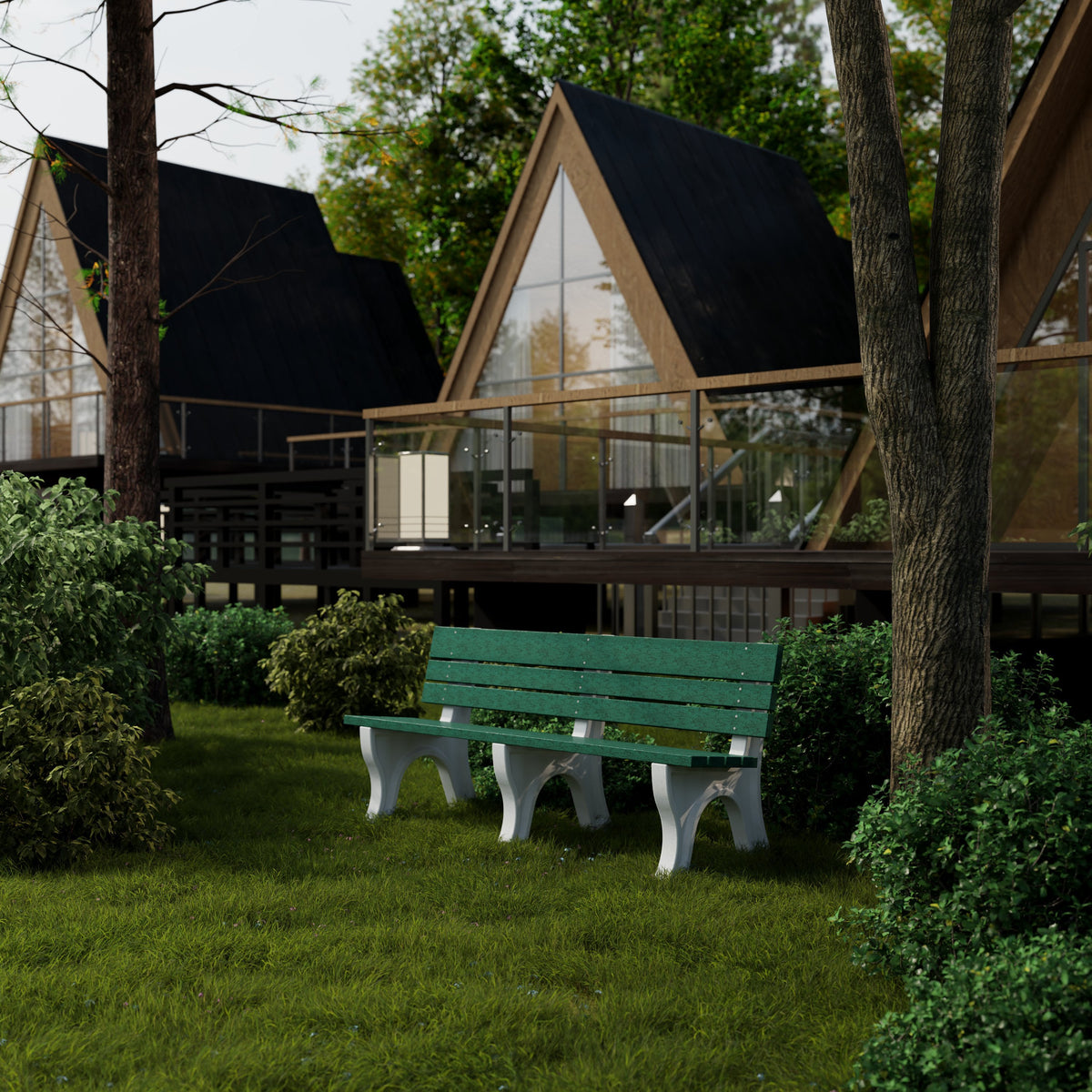 Heritage Park Benches, 4' and 6' Garden Bench