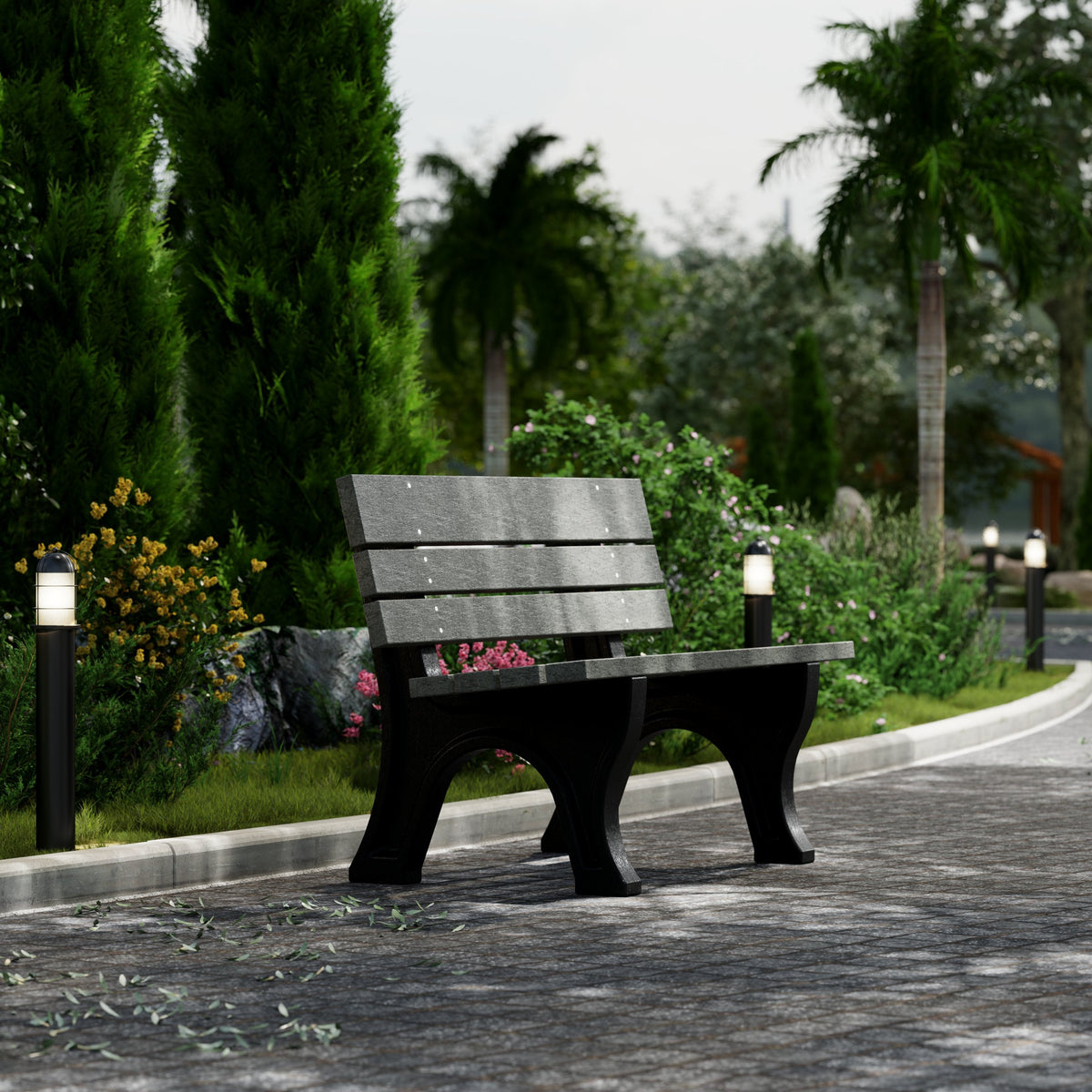 Heritage Park Benches, 4' and 6' Garden Bench