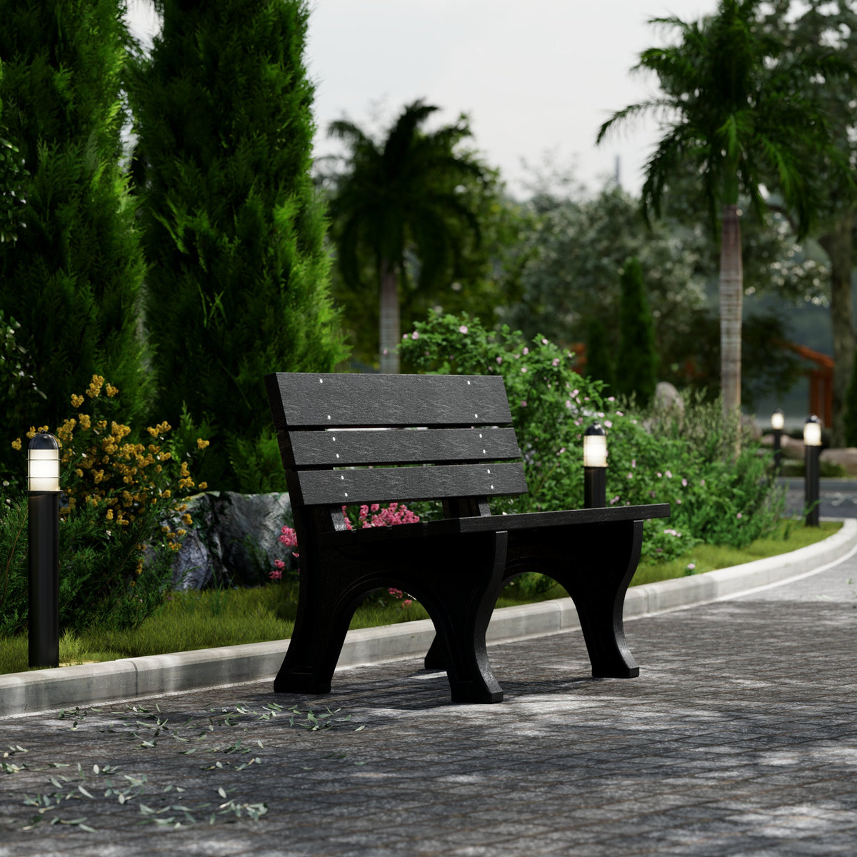 Heritage Park Benches, 4' and 6' Garden Bench