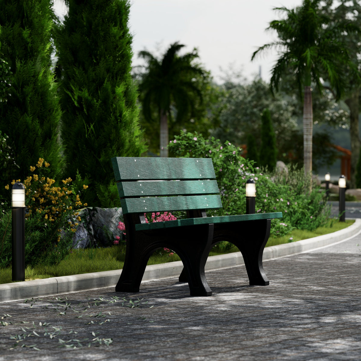 Heritage Park Benches, 4' and 6' Garden Bench