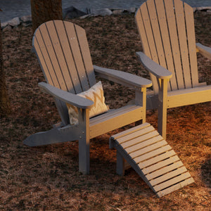 Heritage Sunset Adirondack Chair Garden Bench