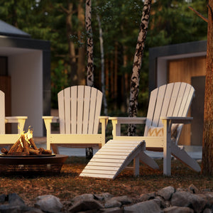 Heritage Sunset Adirondack Chair Garden Bench