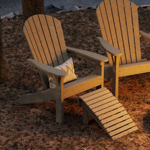 Heritage Sunset Adirondack Chair Garden Bench