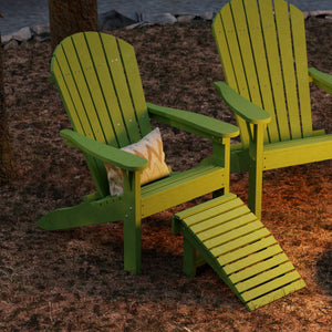 Heritage Sunset Adirondack Chair Garden Bench