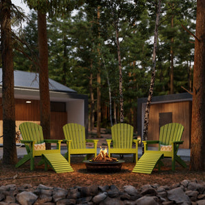 Heritage Sunset Adirondack Chair Garden Bench