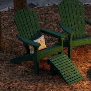 Heritage Sunset Adirondack Chair Garden Bench