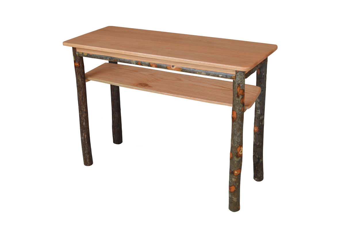 Hickory Hallway Table Desks Natural Stain