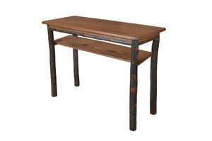 Hickory Hallway Table Desks Walnut Stain