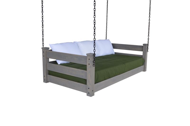 Homestead Hanging Daybed with Rope or Chain - Twin or Full Beds