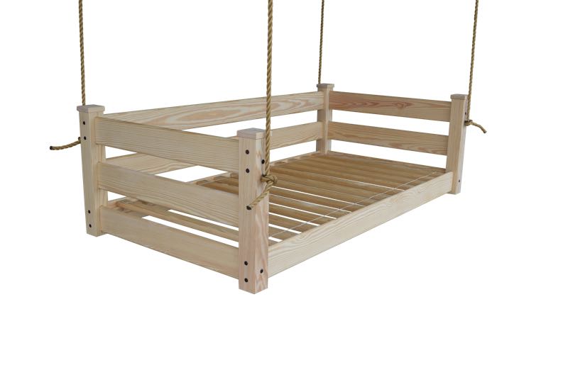 Homestead Hanging Daybed with Rope or Chain - Twin or Full Beds
