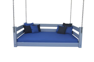 Homestead Hanging Daybed with Rope or Chain - Twin or Full Beds Full / Graphite Paint / Chain