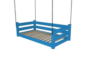 Homestead Hanging Daybed with Rope or Chain - Twin or Full Beds Twin / Caribbean / Chain