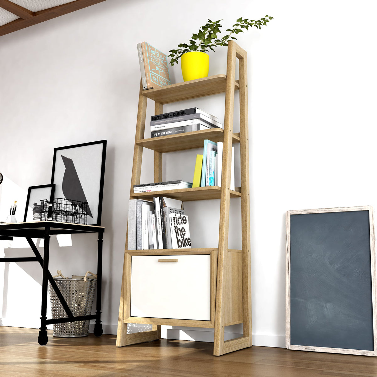 Kathy Ladder Shelf Bookcase Susan