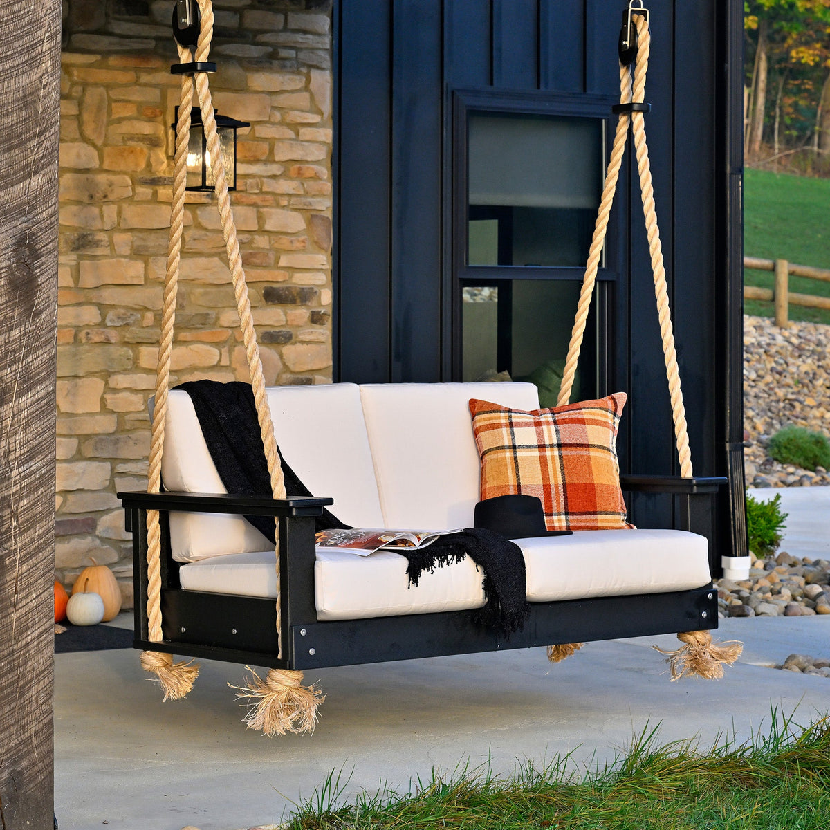 Lanai Deep Seating Loveseat Swing by LuxCraft Outdoor Glider