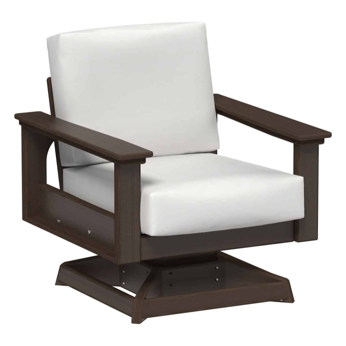 Lanai Deep Seating Swivel Rocker Porch Swing Brazilian Walnut