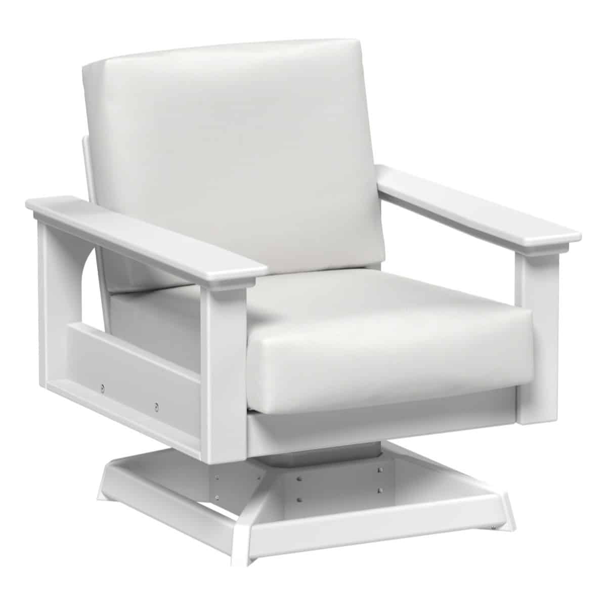 Lanai Deep Seating Swivel Rocker Porch Swing White