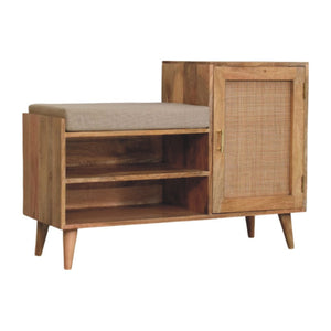 Larissa 2 Slot Hardwood Bench Unit Bench