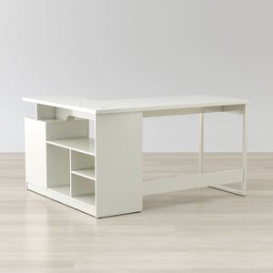 Lexi 55" L-Shaped Corner Desk Susan