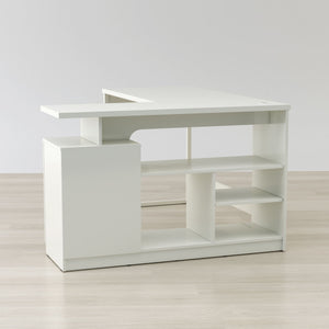 Lexi 55" L-Shaped Corner Desk Susan