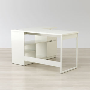 Lexi 55" L-Shaped Corner Desk Susan