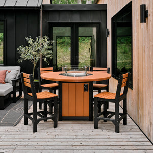 Lumin Fire Table 60" Round by LuxCraft Outdoor Table