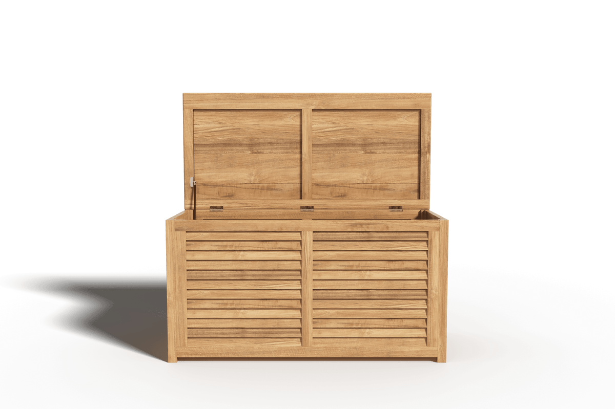 Martha Teak Outdoor Storage Cushion Box Storage Box
