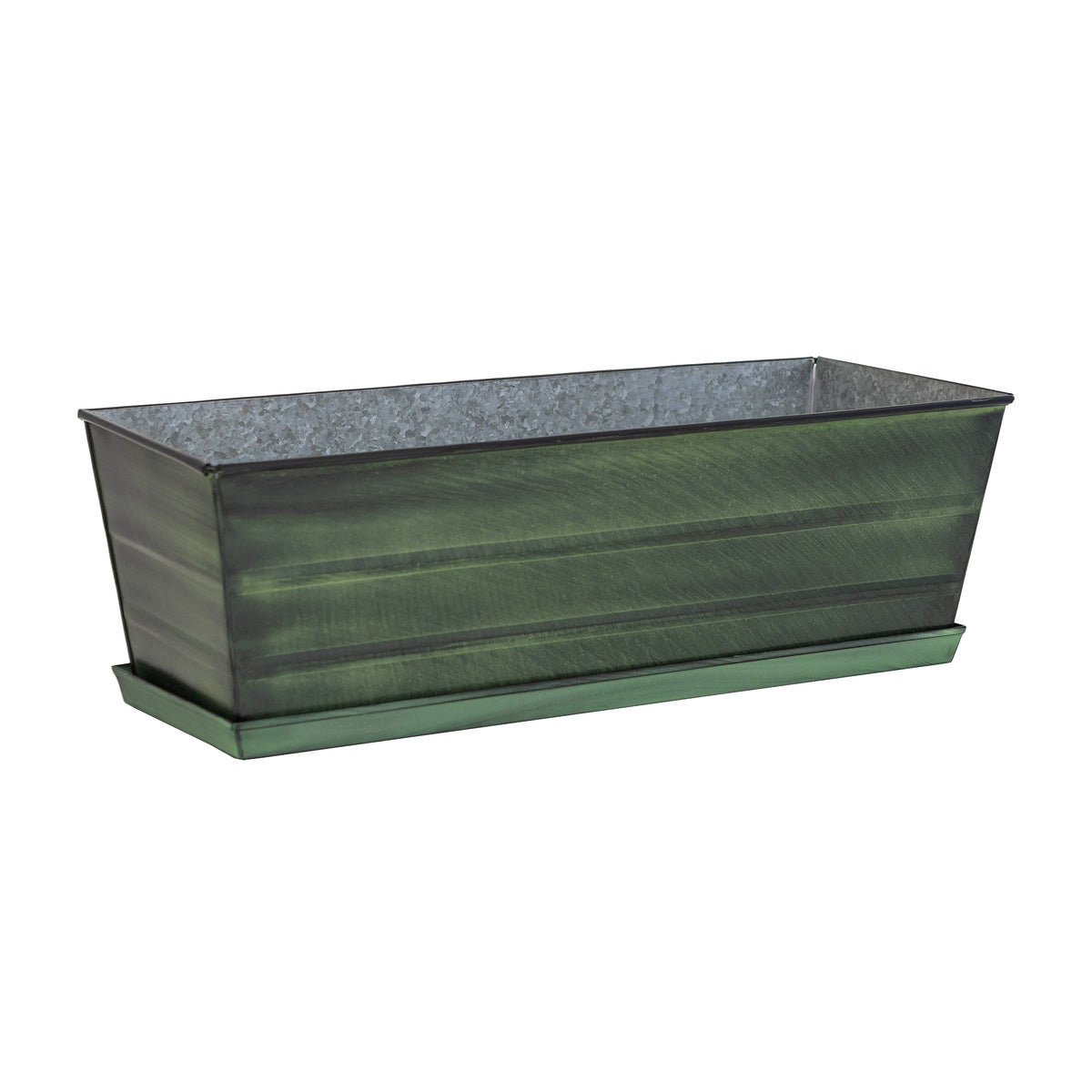 Bloom Box Garden Growing Kit, Medium Green with Wall Brackets Achla Designs