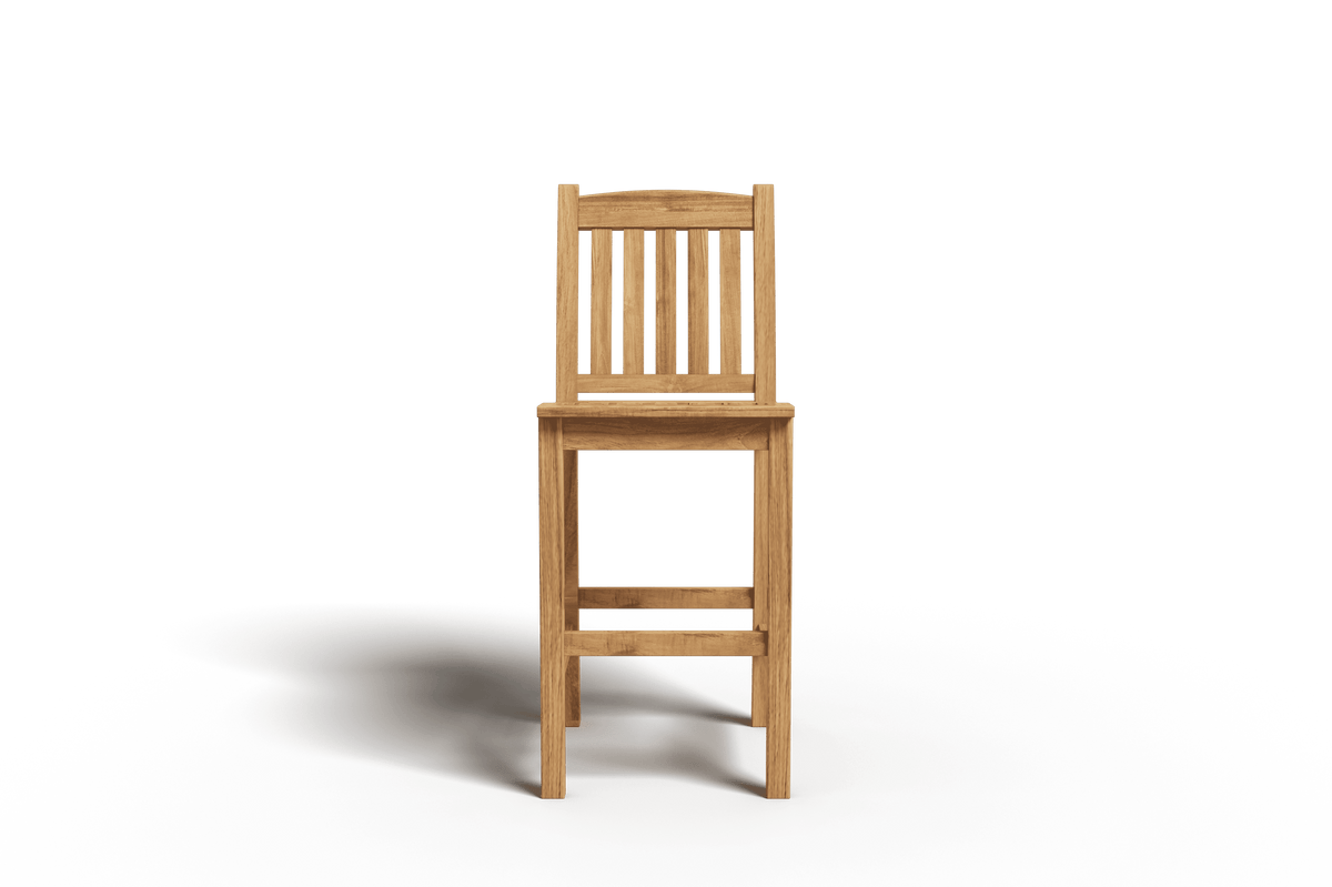 Michele Teak Outdoor Bar Height Dining Chair Chairs