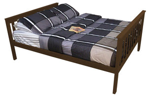 Mission Bed Beds Full / Coffee Paint