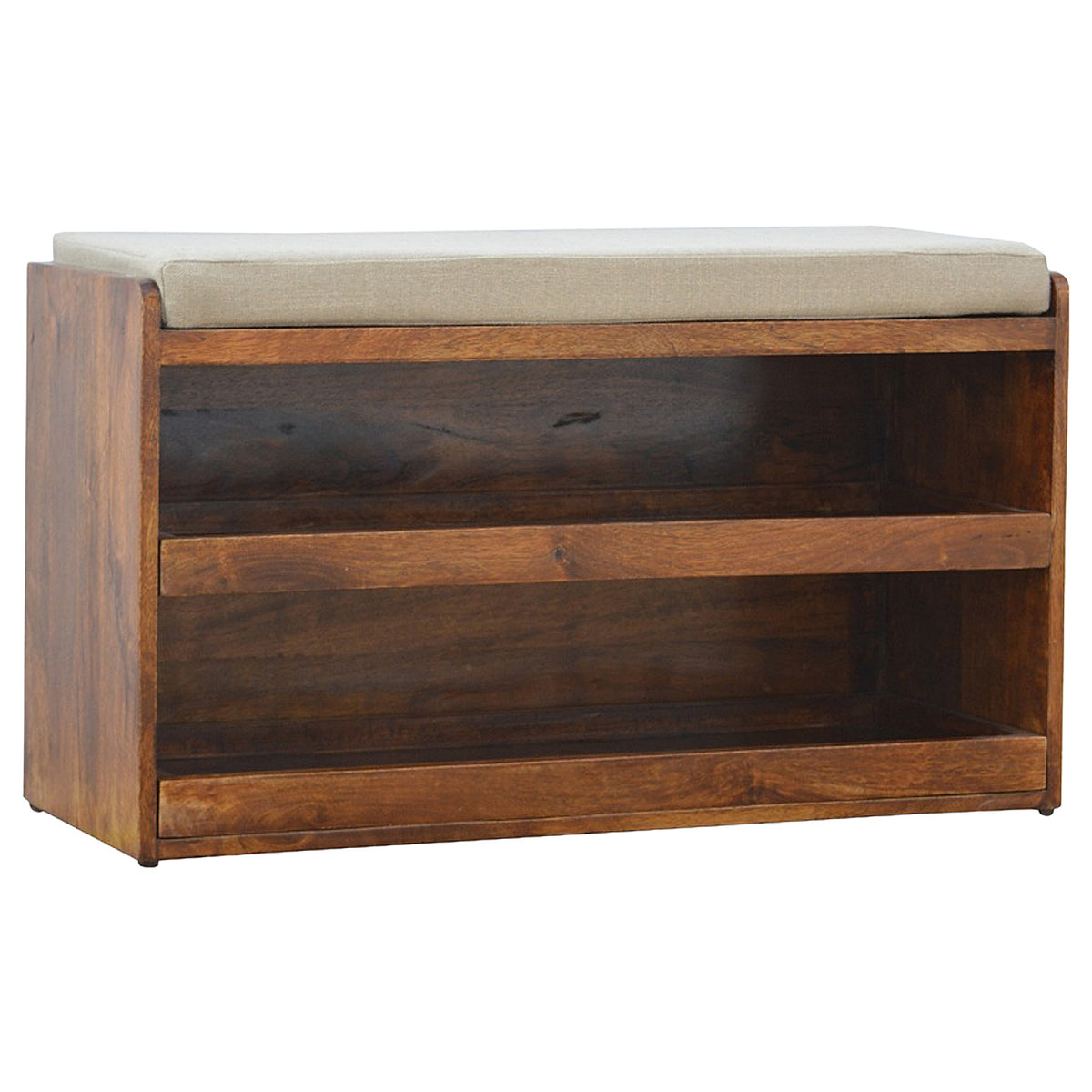 Mud Linen Shoe Bench Bench