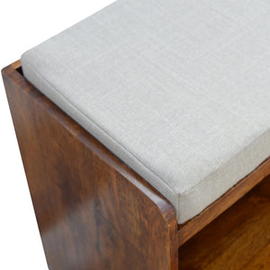 Mud Linen Shoe Bench Bench