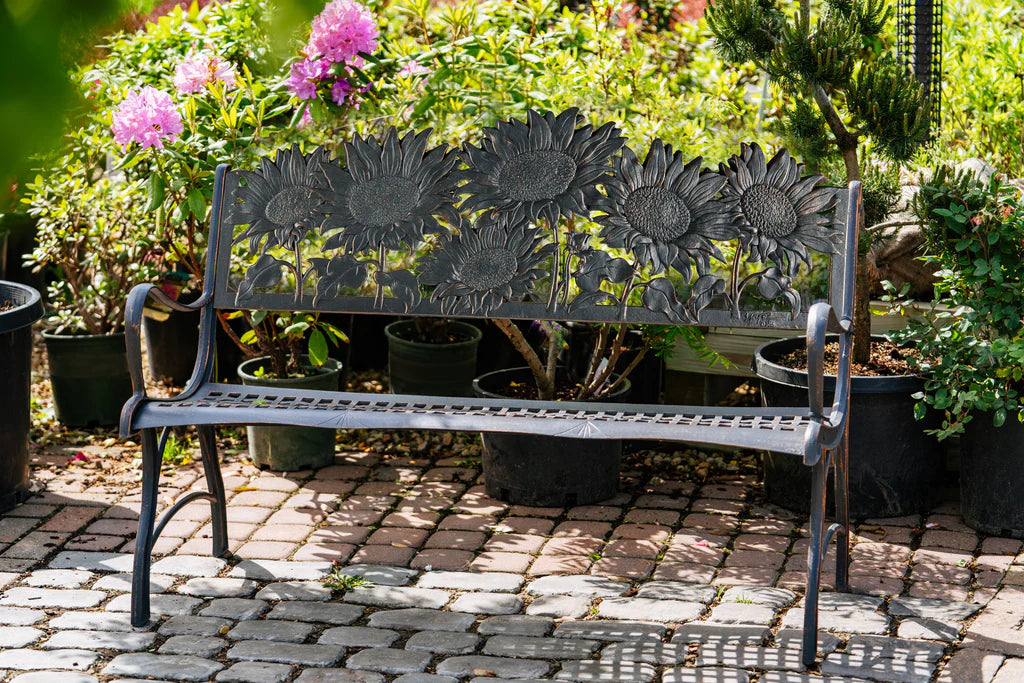 Outdoor Sunflower Bench outdoor furniture