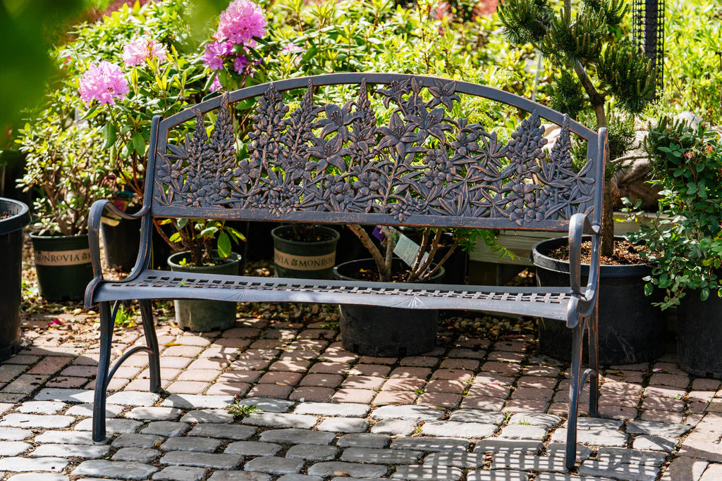 Outdoor Wildflower Bench outdoor furniture