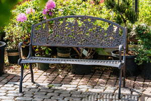 Outdoor Wildflower Bench outdoor furniture