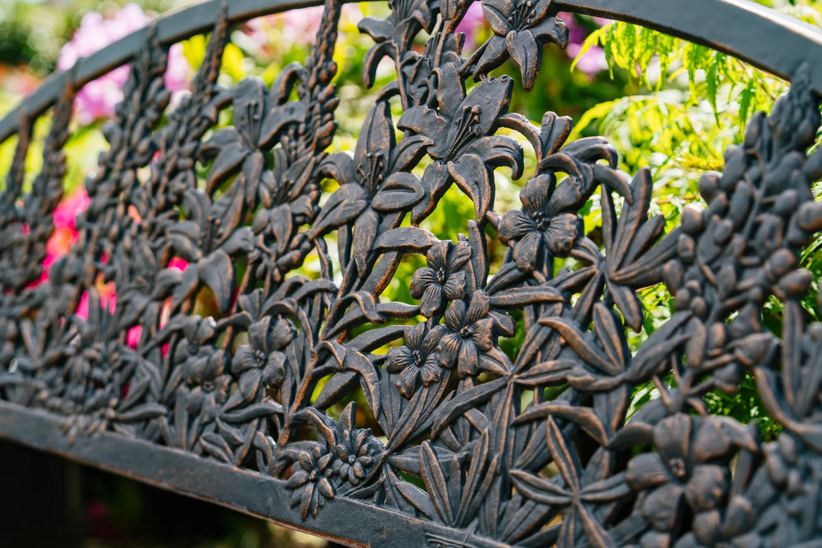 Outdoor Wildflower Glider Bench outdoor furniture