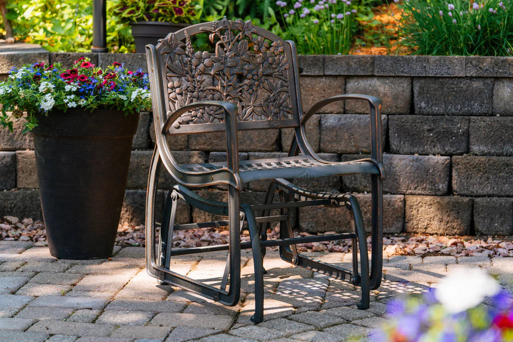 Outdoor Wildflower Glider Chair outdoor furniture