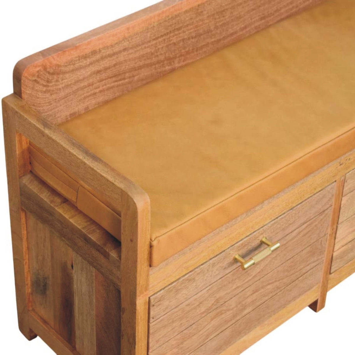 Oxford Hardwood 2 Drawer Storage Bench Bench