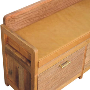 Oxford Hardwood 2 Drawer Storage Bench Bench
