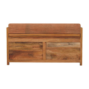 Oxford Hardwood 2 Drawer Storage Bench Bench