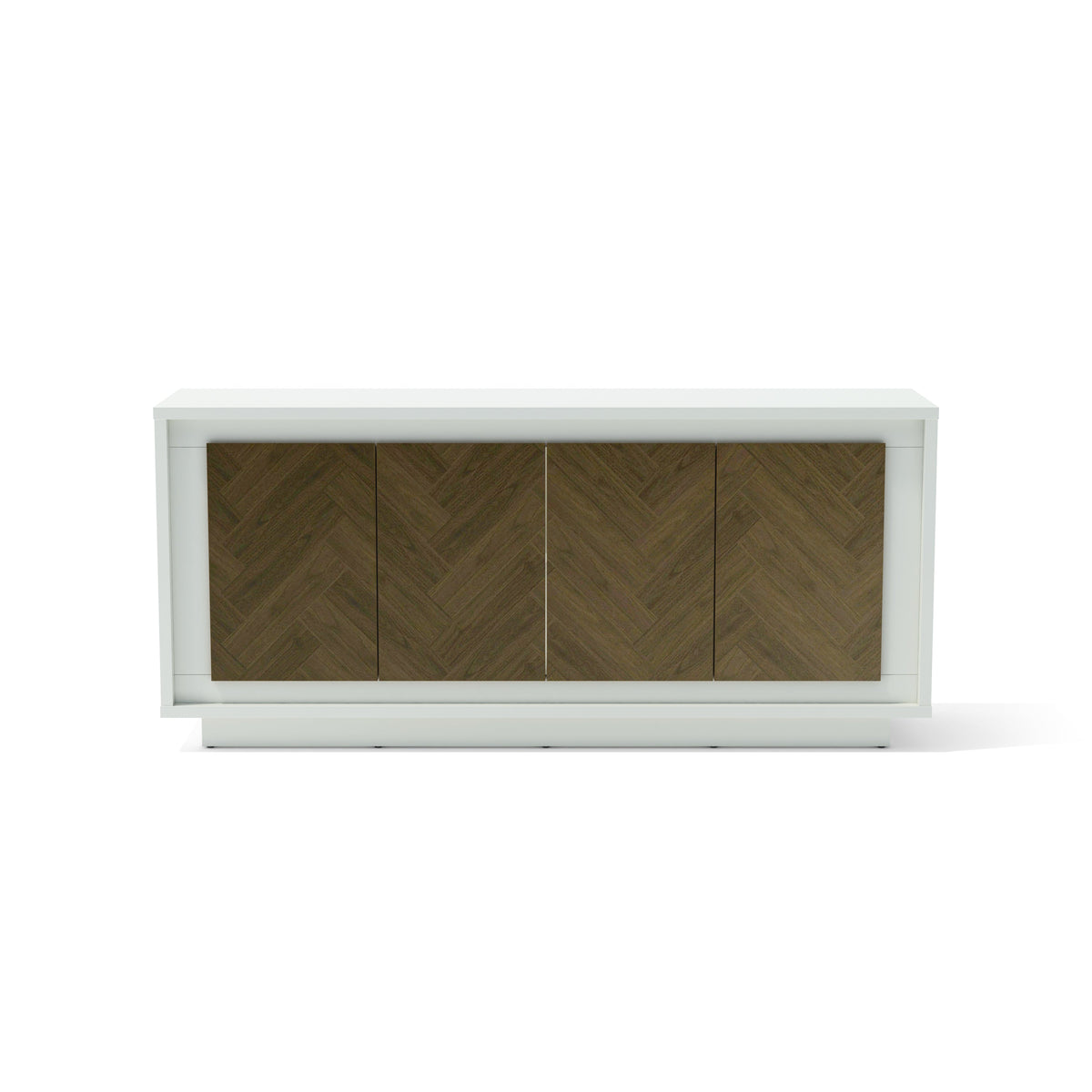 Paraggi Sideboard - White &amp; Mahogany Susan